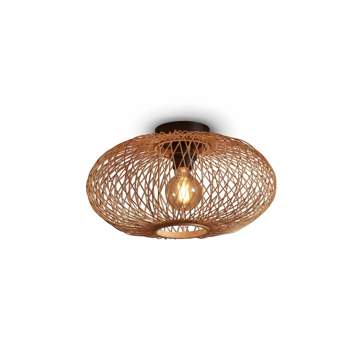 GOOD&MOJO plafonnière Cango - bruin - Ø60cm