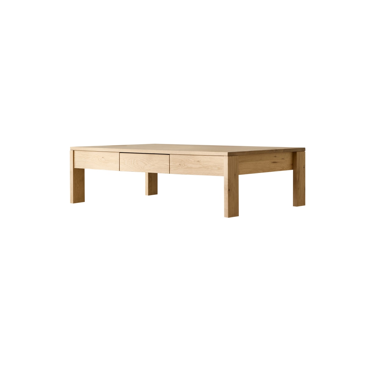 Tikamoon Massief eiken salontafel - Naturel