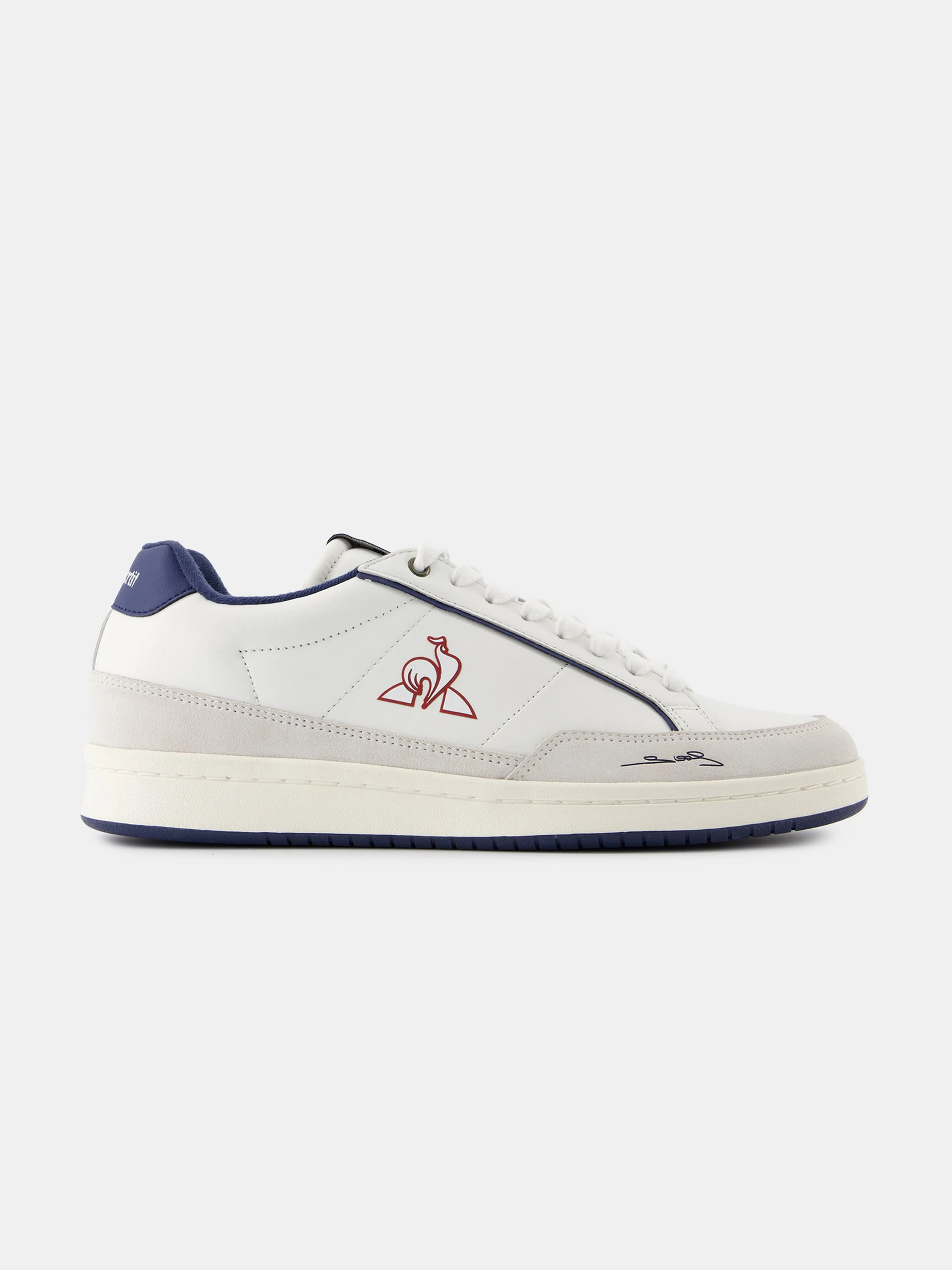 Basket de ville en cuir et suede Noah
