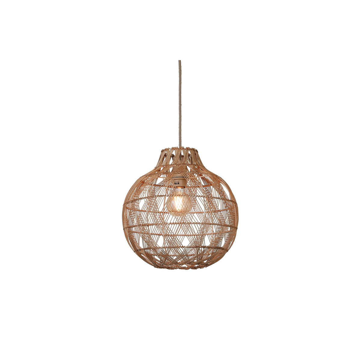 GOOD&MOJO hanglamp MENDOZA - bruin - Ø35cm