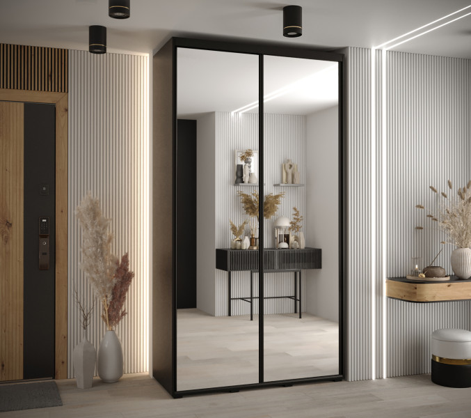 Szafa przesuwna 45 Cannes 2 140 czarny czarny czarny