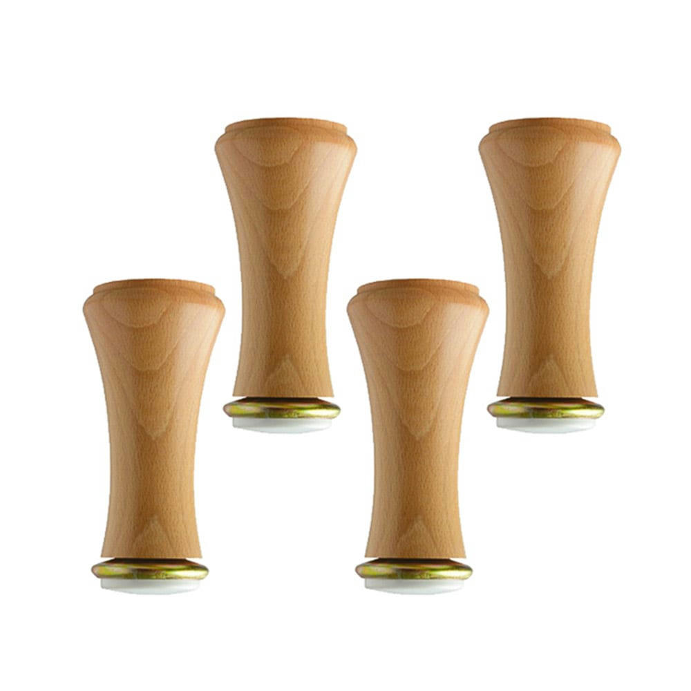 ACCESSOIRES - Pied de lit diabolo en bois verni Hauteur 17 (vendu à l'unité)