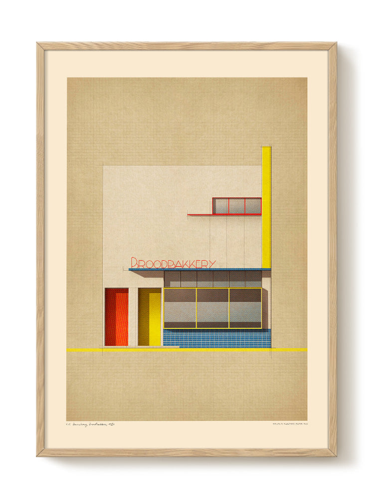 Sander Patelski - S.G. Barenbrug Broodbakkery - PSTR studio Kunst Poster