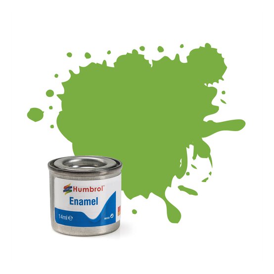 Humbrol 38 Lime Enamel Gloss Paint 14ml