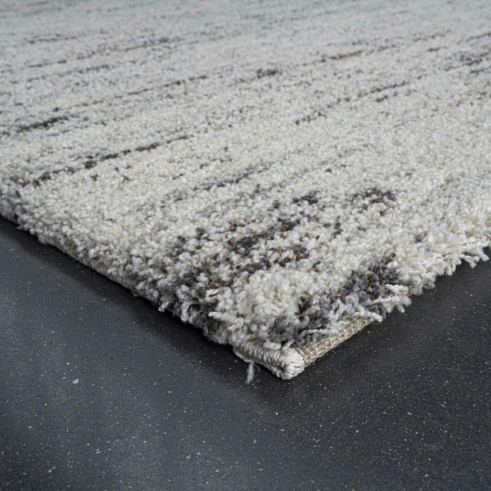 TARA - Tapis contemporain ecru 160x230 cm