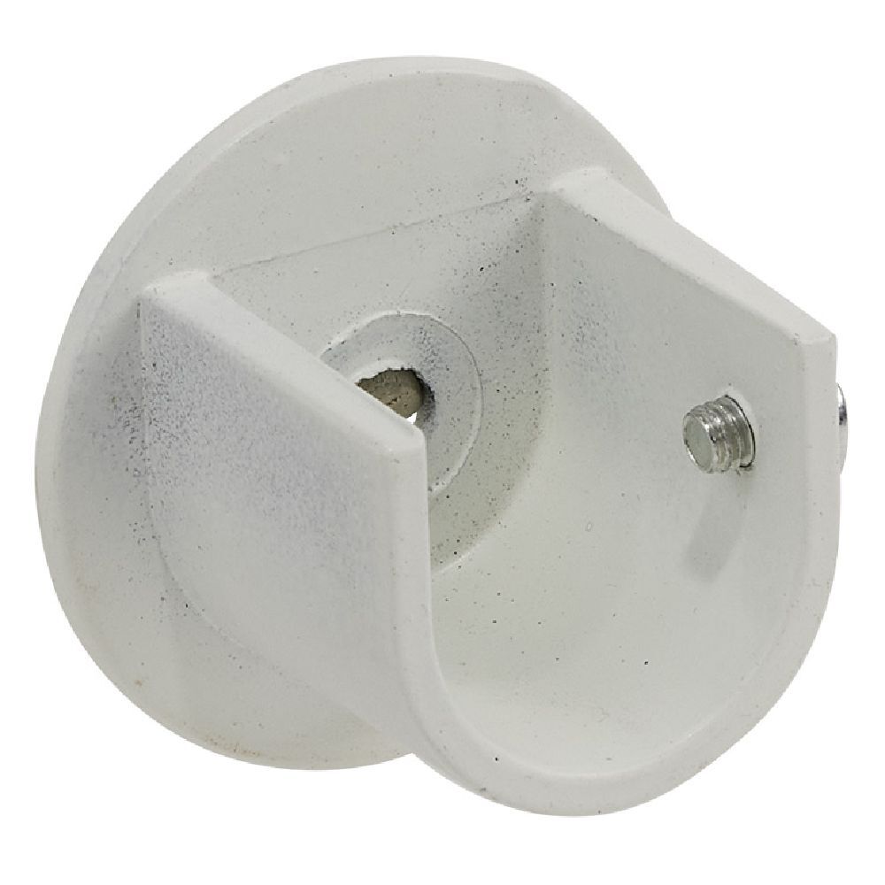 Support tringle à rideau blanc Ø20mm x2