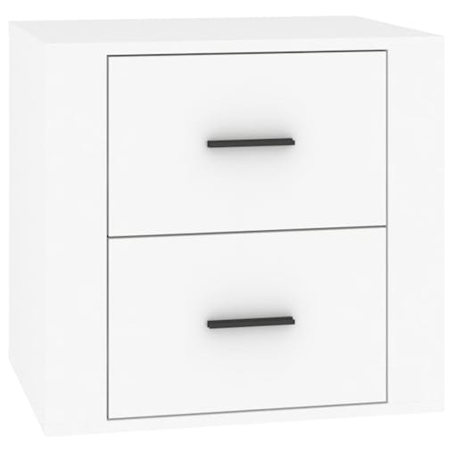 NNEVL Bedside Cabinet White 50x39x47 cm