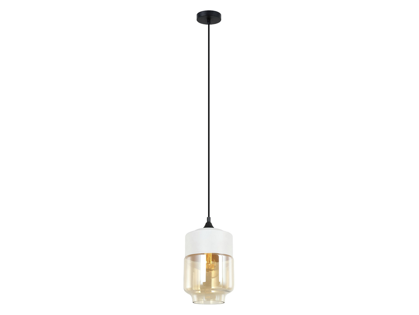 Lampa wisząca Molina stalowa biała