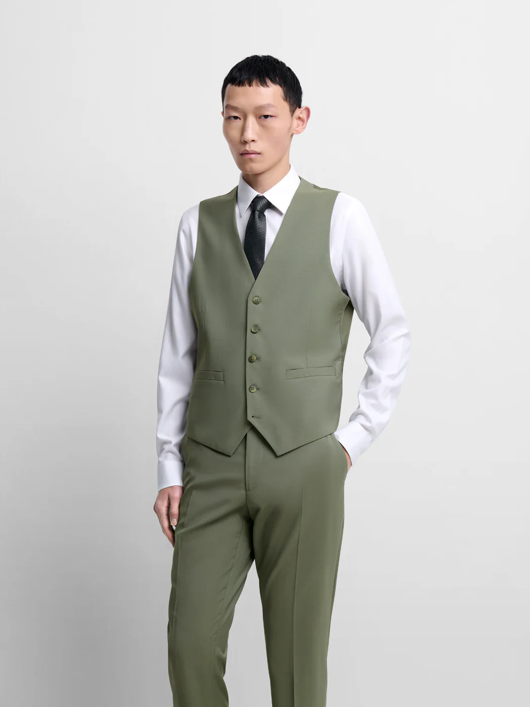 Gilet de costume en laine