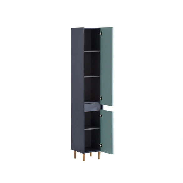 Hochschrank »Lovis«, BxH: 30,2 x 170 cm, blau