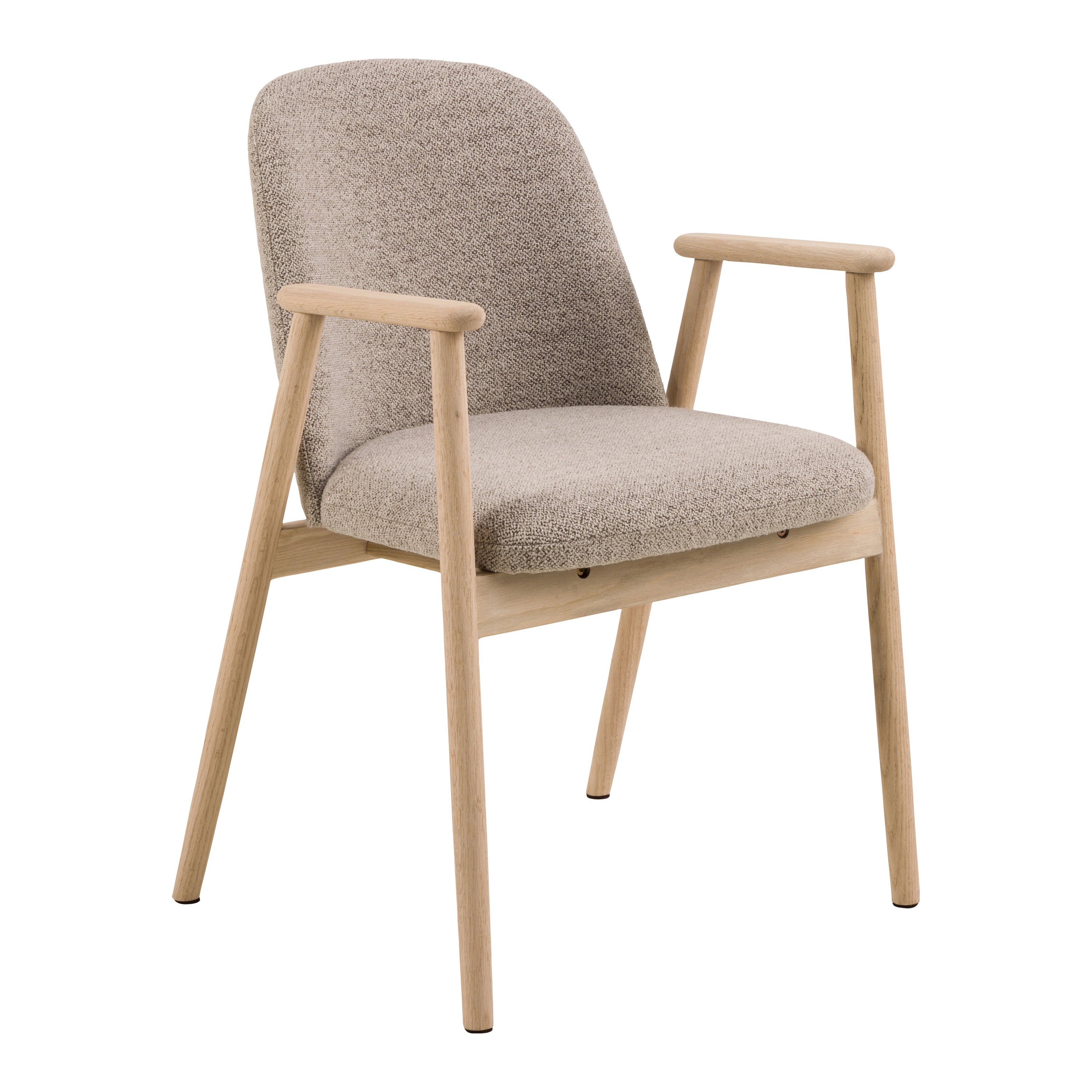 by fonQ Miro Eetkamerstoel - Zand / Licht Eiken