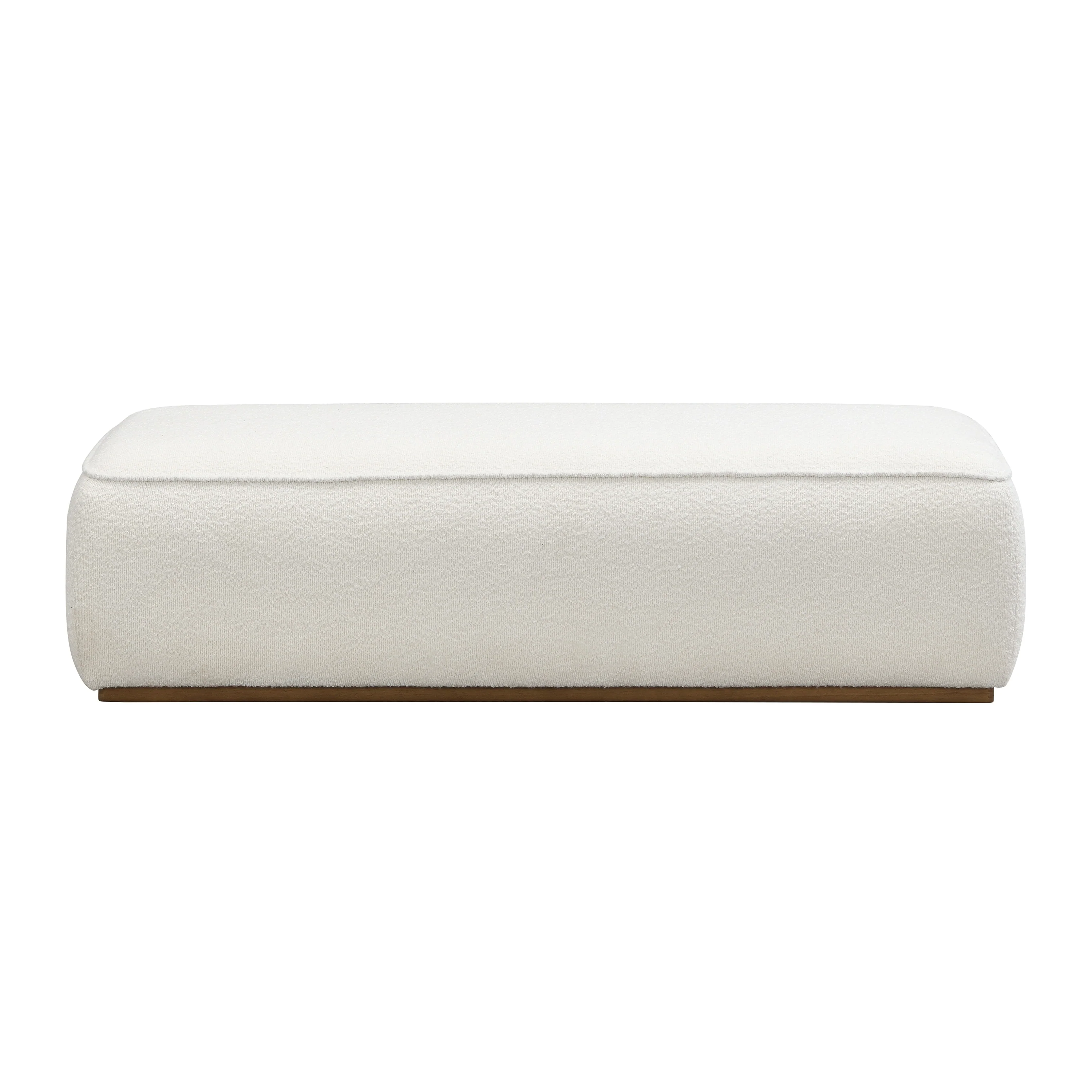 Christopher Knight Home- Davenport Grainy Fabric Footstool