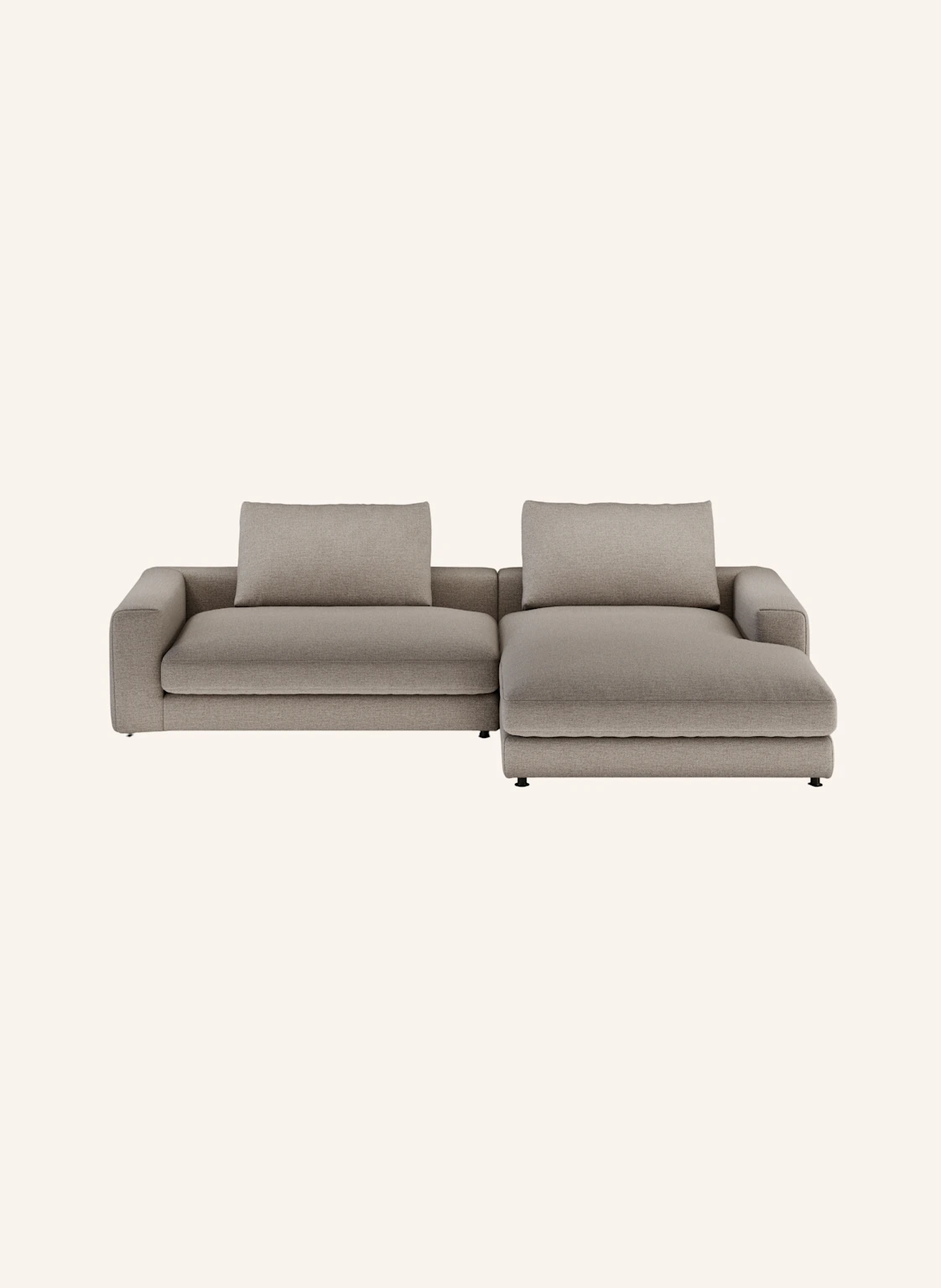 nydo Ecksofa XL MOSLER, rechts, Flachgewebe