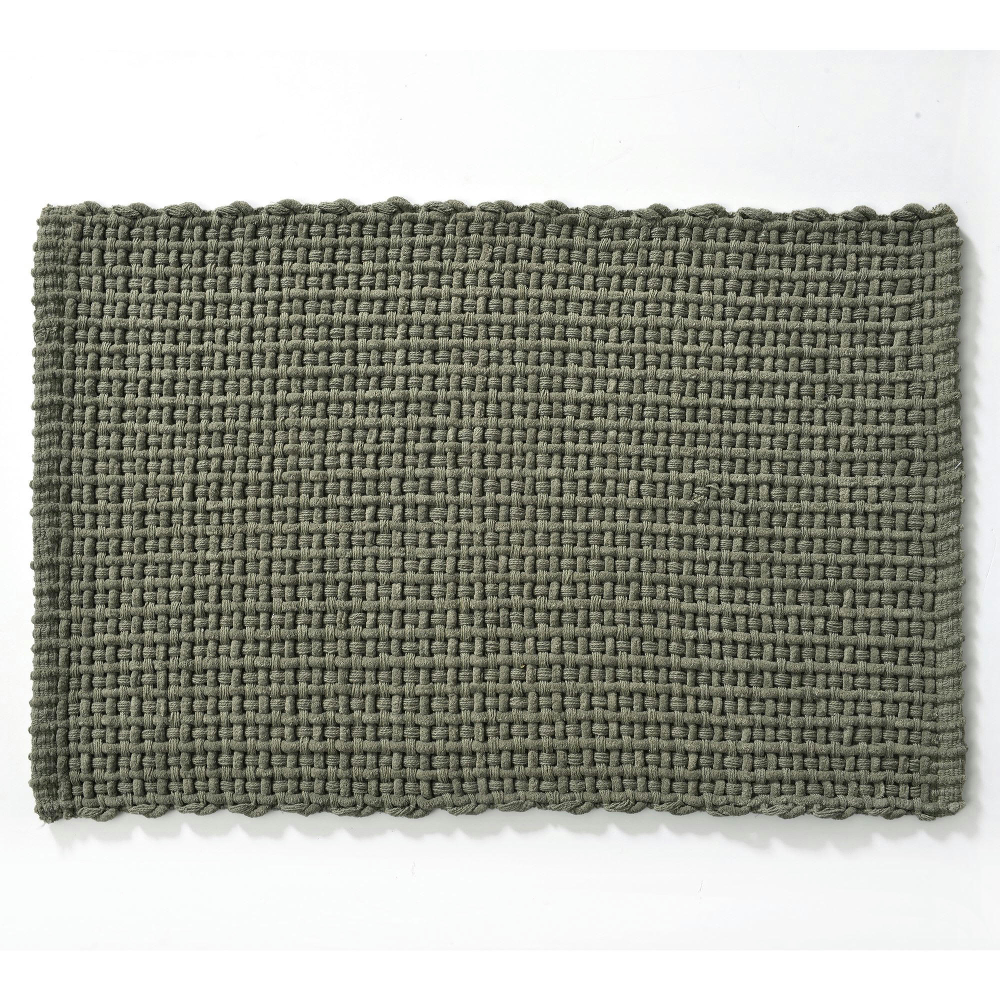 TRESSADOUX - Tapis de bain 50x80 vert kaki en polyester