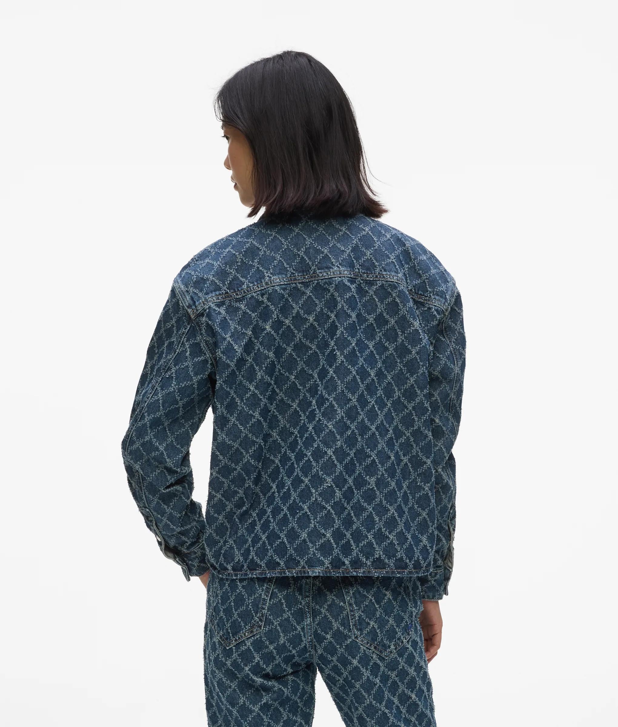 Chemise en denim argyle