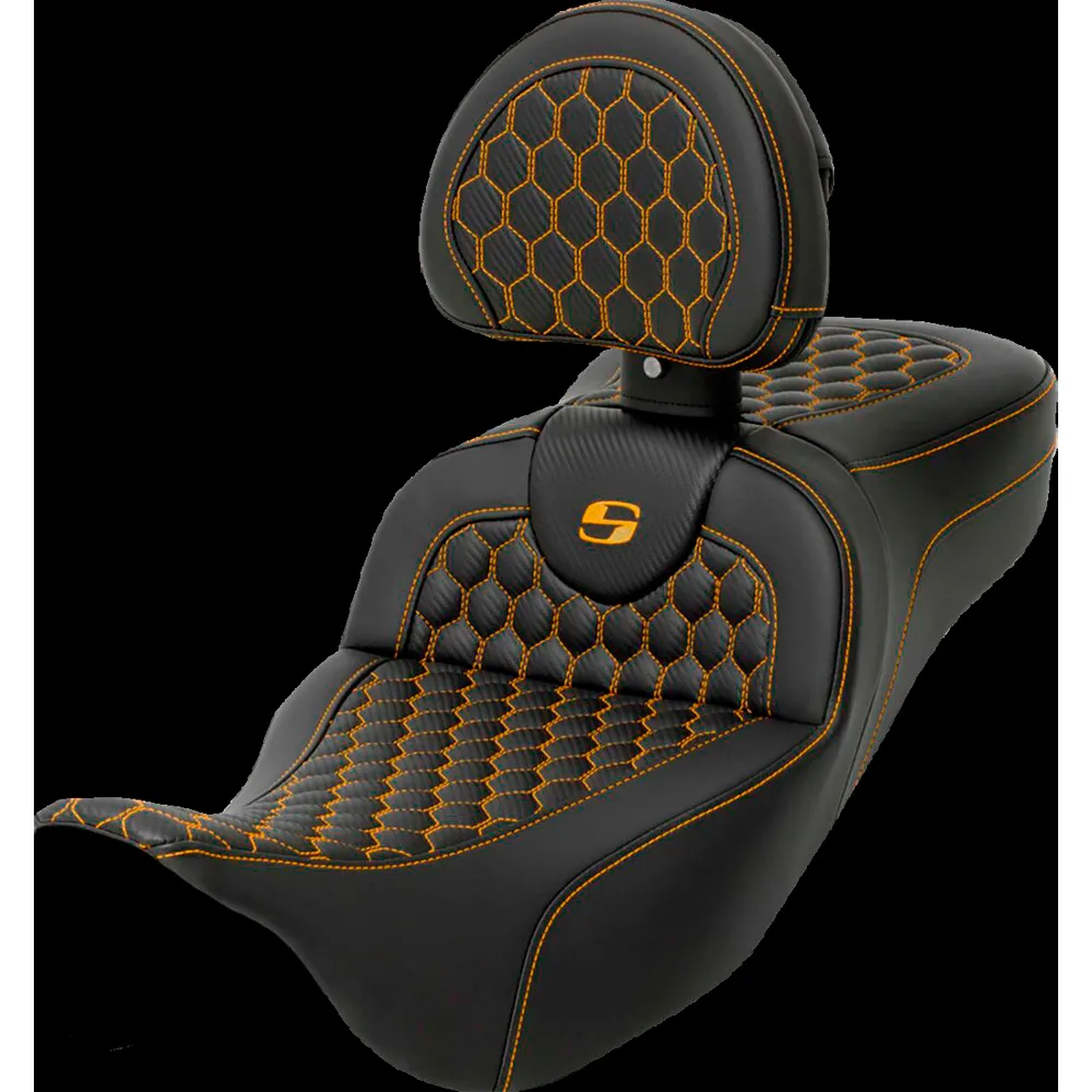 Saddlemen Roadsofa™ Harley Davidson FLH 1868 ABS 21/FLHFB 1868 ABS 23/FLHR 1584 08-11 808-07B-190B7 motorcycle seat