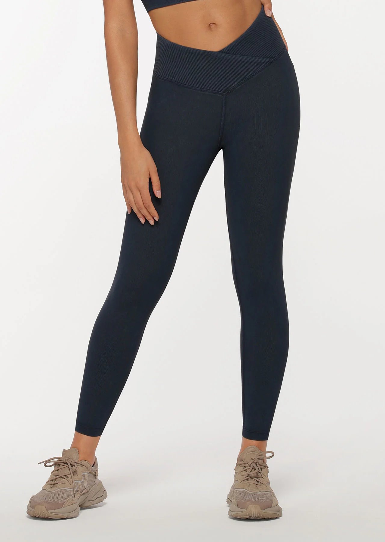 Wrap Around Rib Ankle Biter Leggings