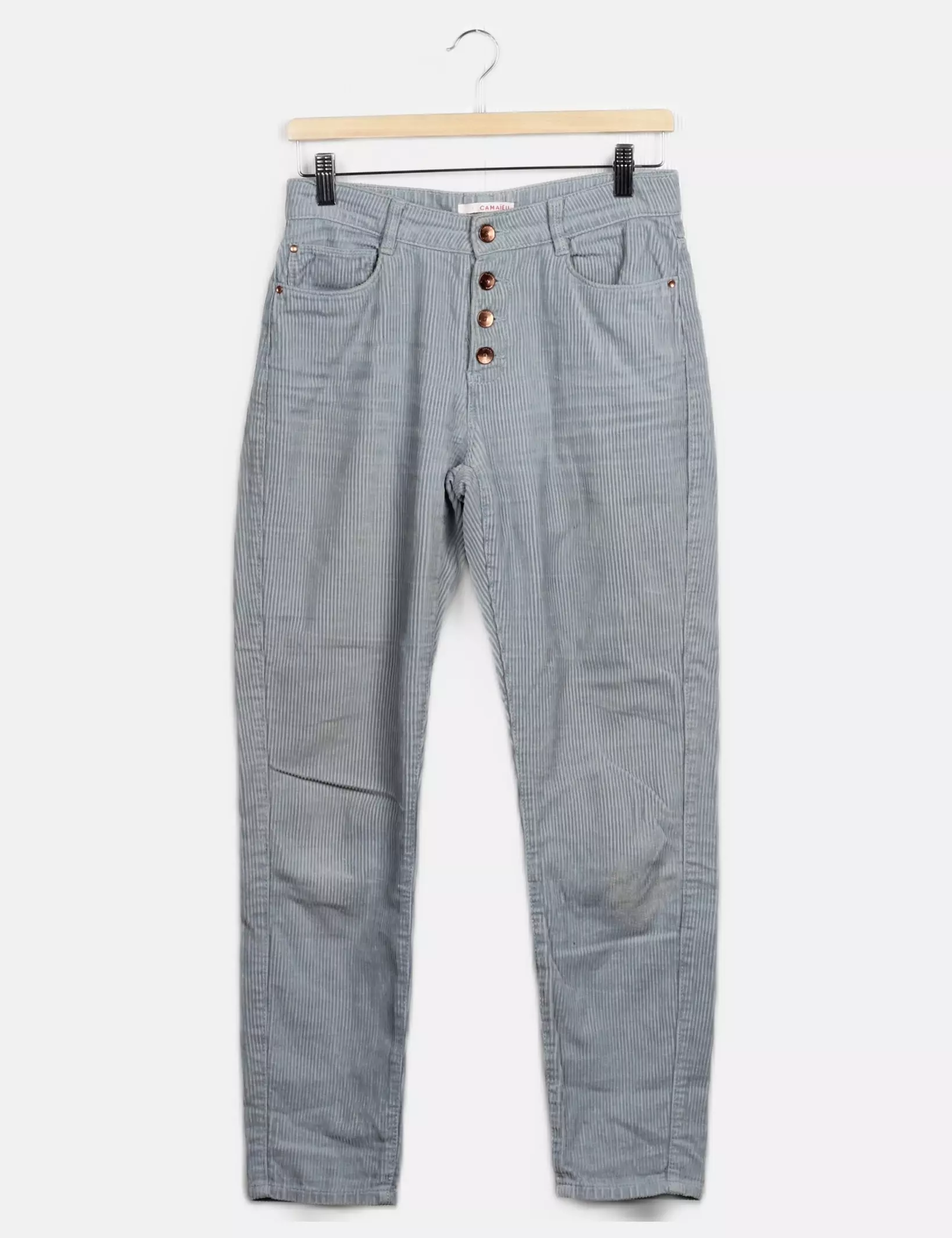 Camaïeu slacks skinny, slim Corduroy