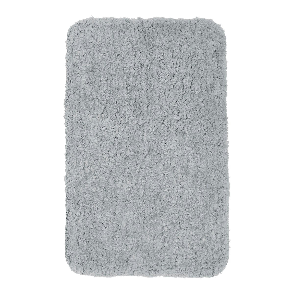 ESSENTIAL - Tapis de bain tufté uni en Polyester Gris 50x80 cm