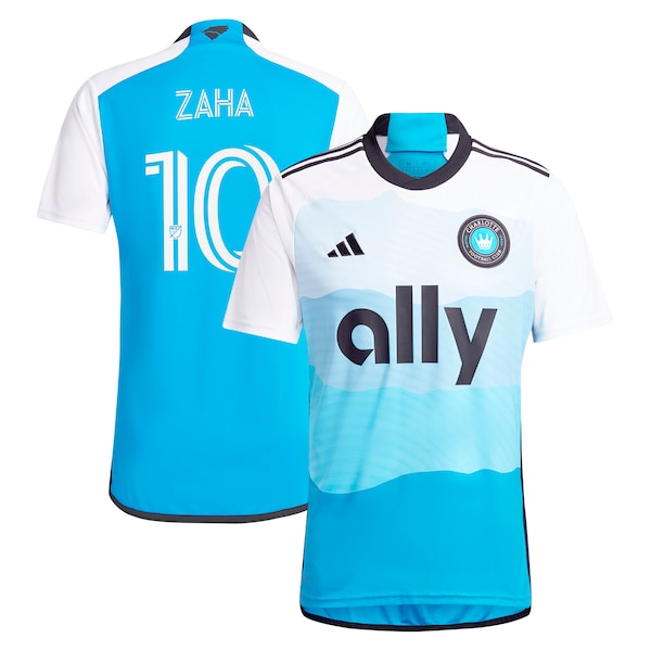 Wilfried Zaha Charlotte FC adidas 2024 The Carolina Kit: Explore Replica Player Jersey - Blue