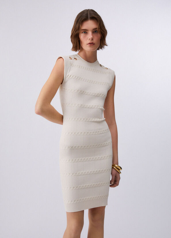 Abito corto in maglia
