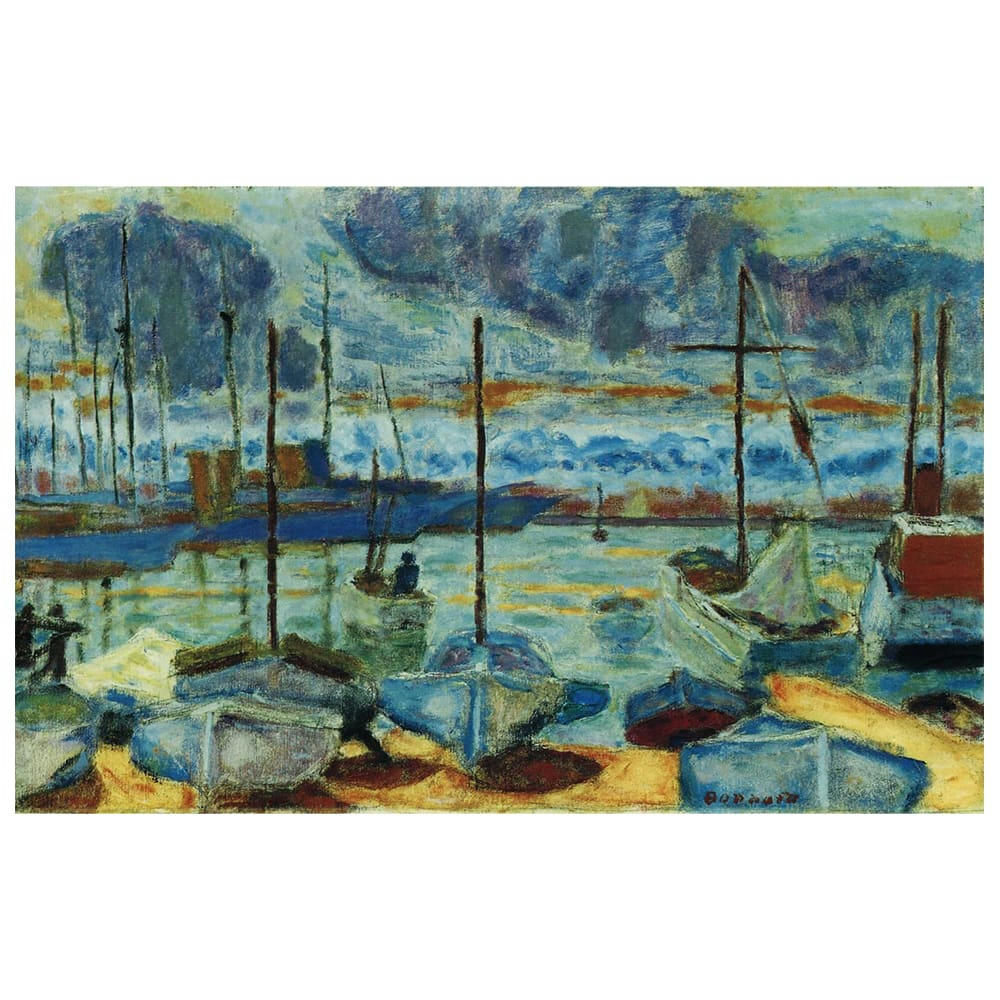 - Tableau le port de Cannes Pierre Bonnard 40x60cm