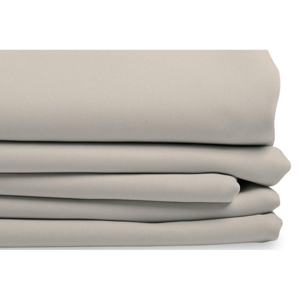 - Rideau occultant gris 140 x 260