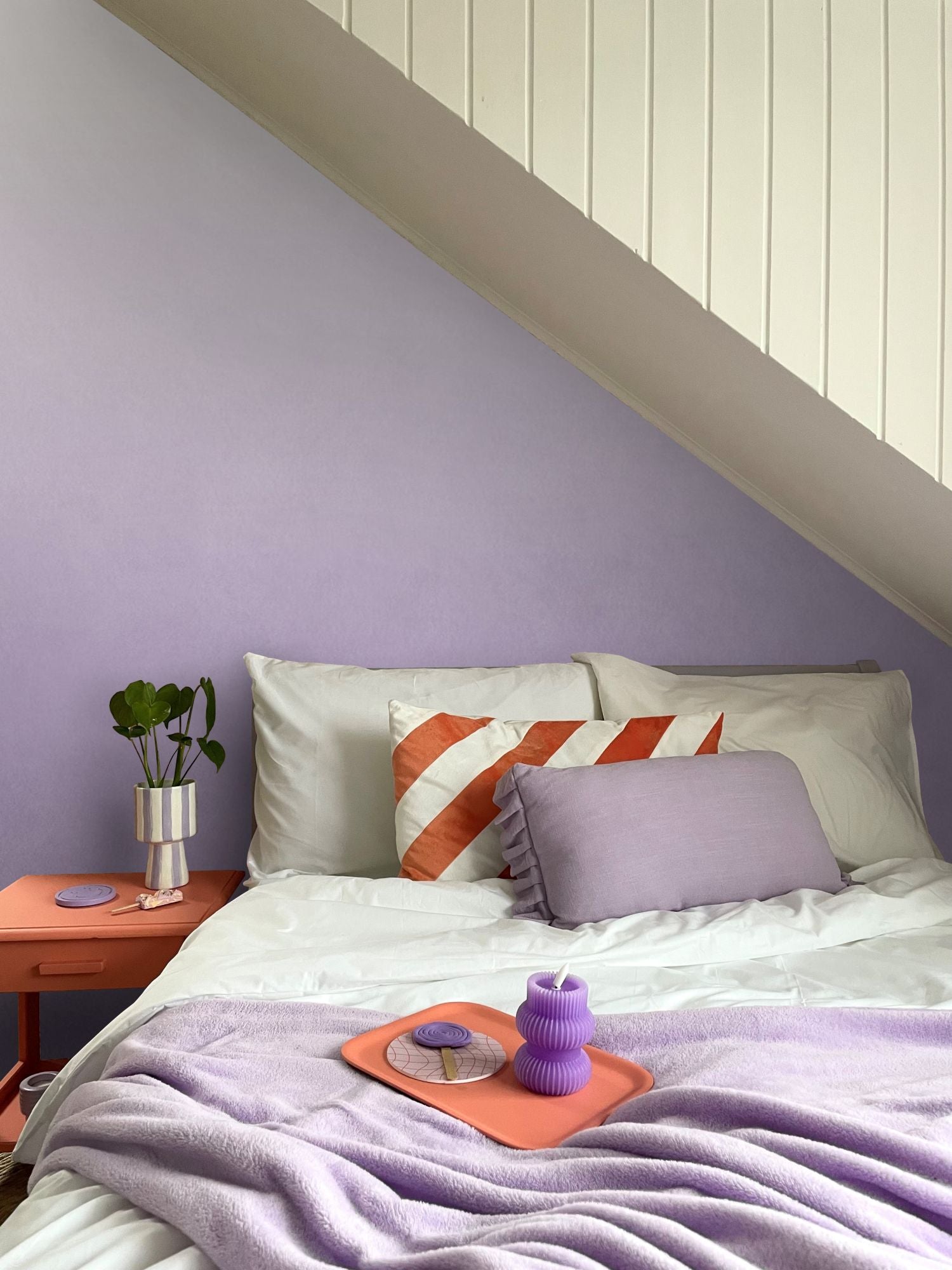 ESTAhome fotobehang kamerhoog dip dye kleurverloop paars - 200 x 279 cm - 159444