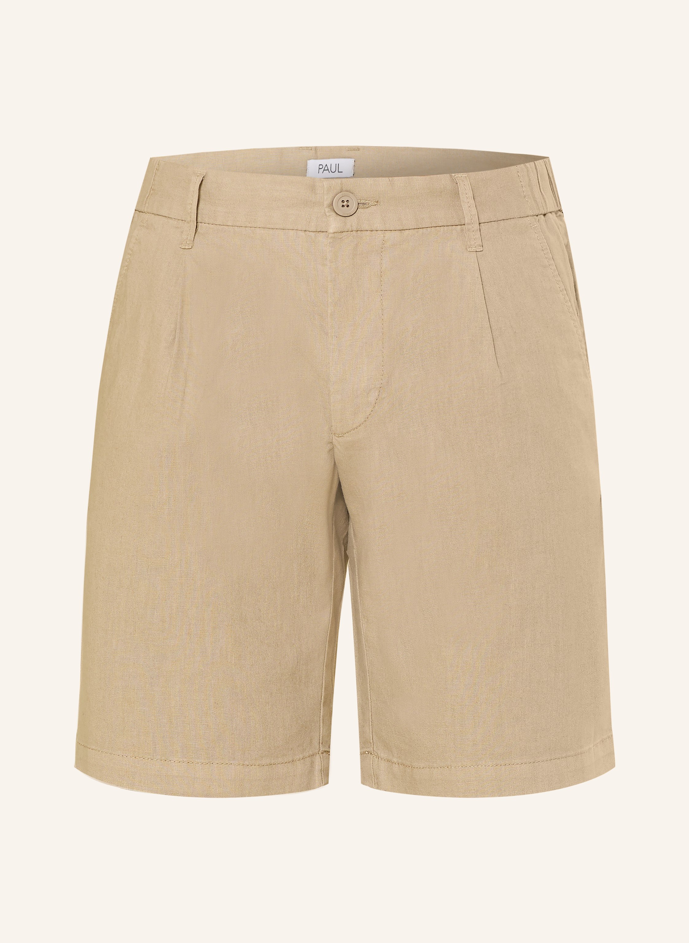 PAUL Chinoshorts Comfort Fit mit Leinen