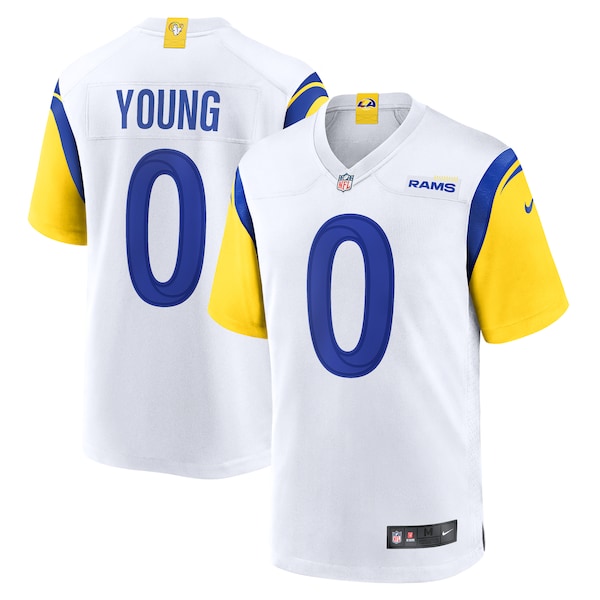 Byron Young Los Angeles Rams Nike Team Game Jersey -  White/Royal
