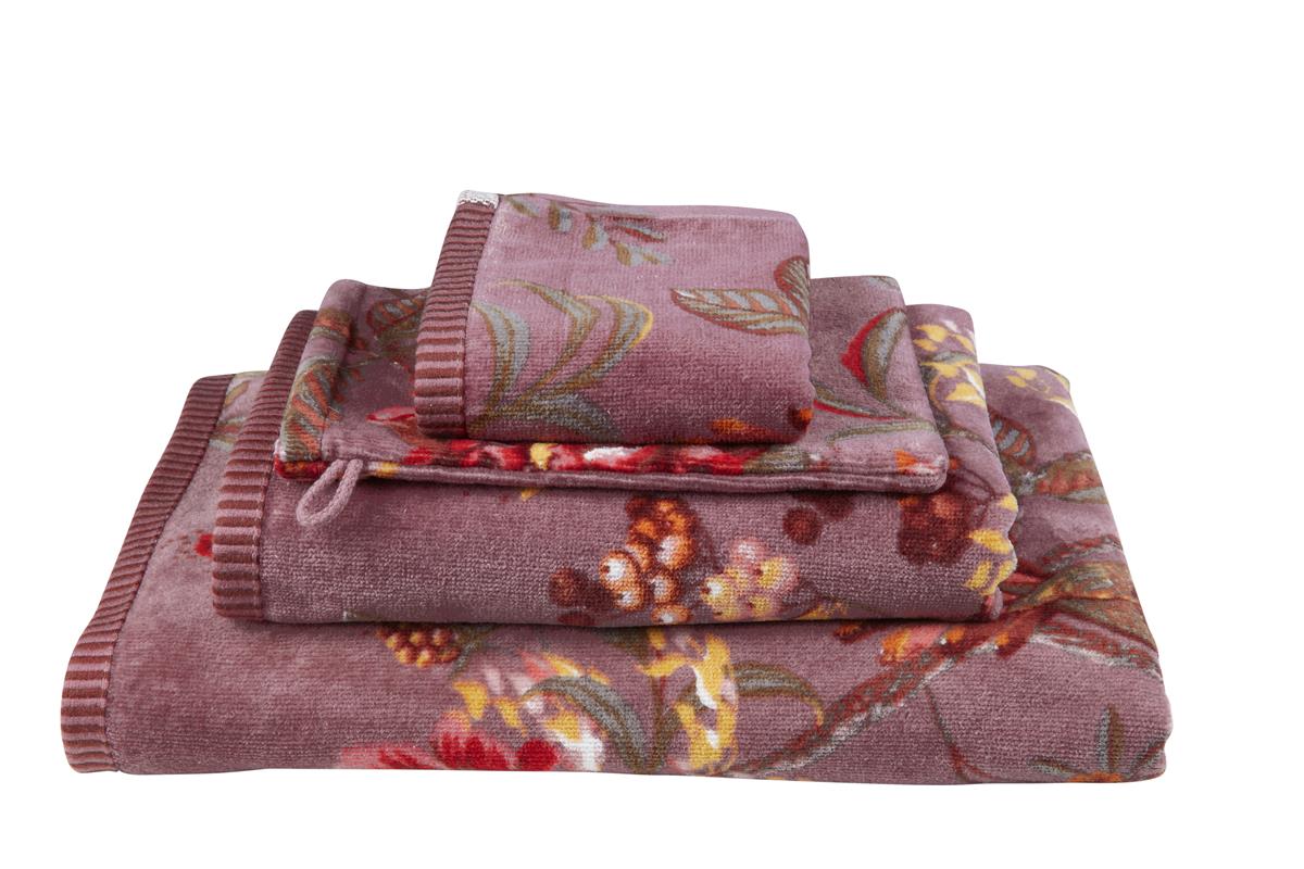 Pip Studio gastendoek Secret Garden - 30x50 cm - lichtpaars