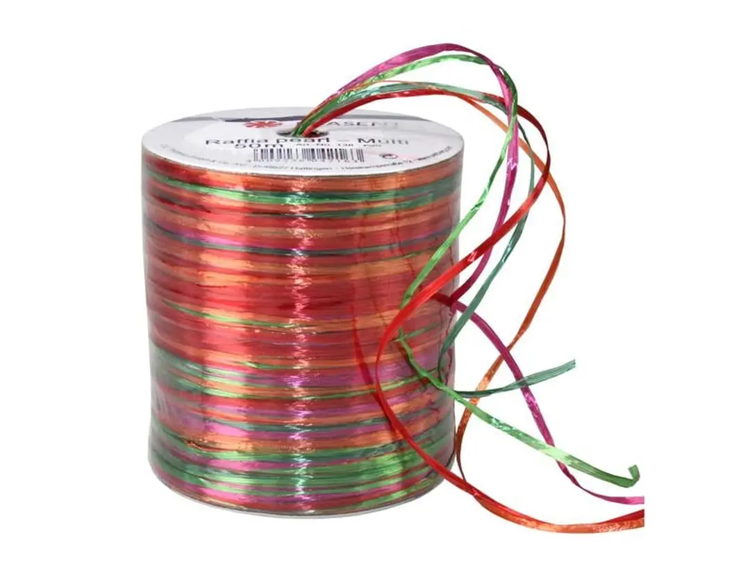 Geschenkband Raffia Pearl