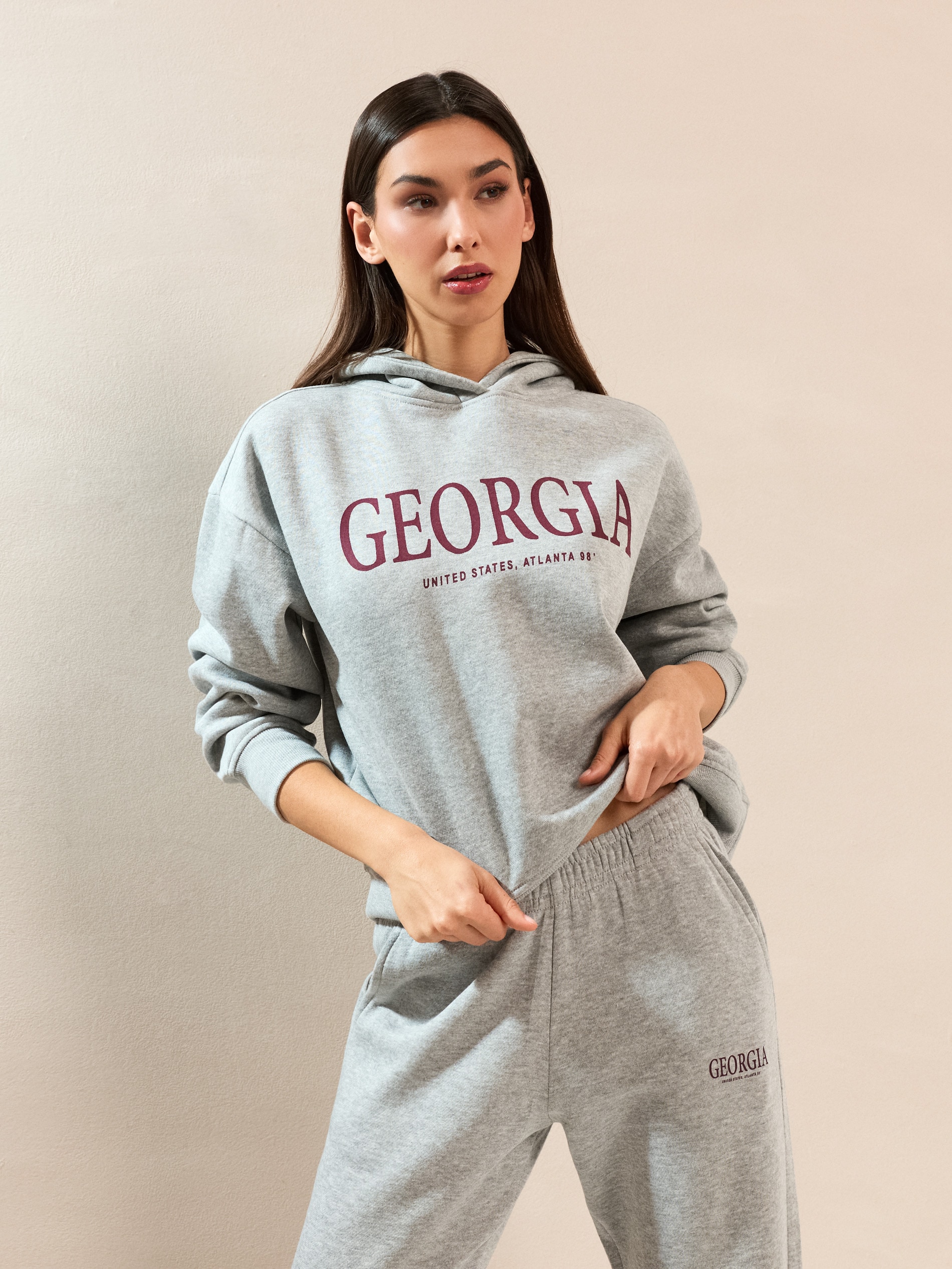 Bluza hoodie z napisem Georgia