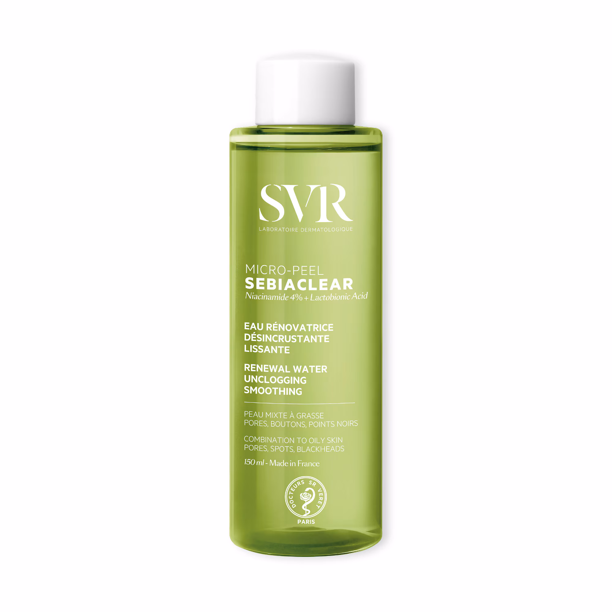 SEBIALCLEAR MICRO-PEELEau rénovatrice désincrustante et lissante