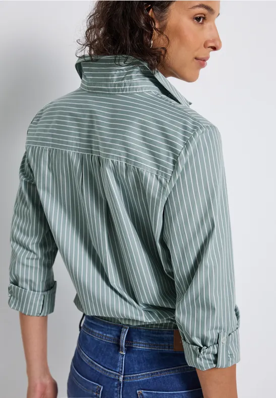 Gestreifte Business Bluse