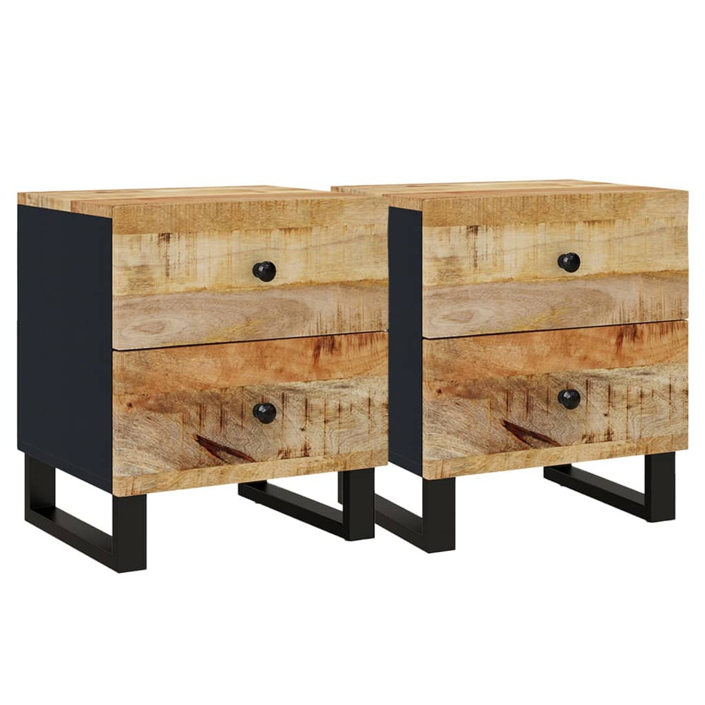 2x Szafka Nocna Stolik KomodaDo Sypialni 40x33x46 cm