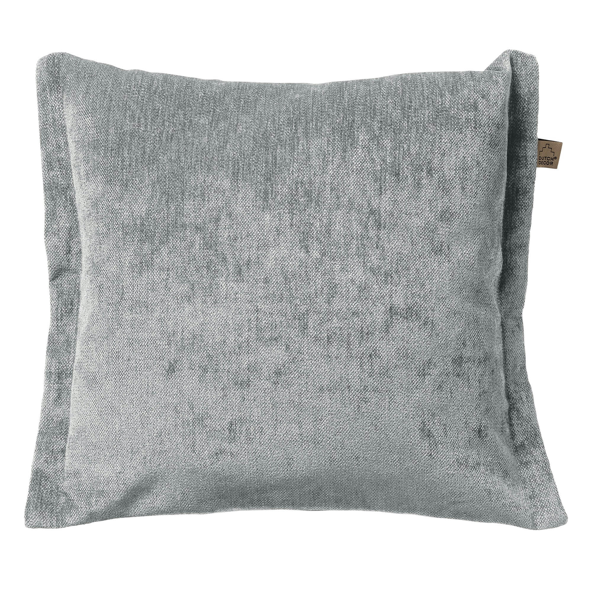- Housse de coussin gris en polyester-45x45 cm uni