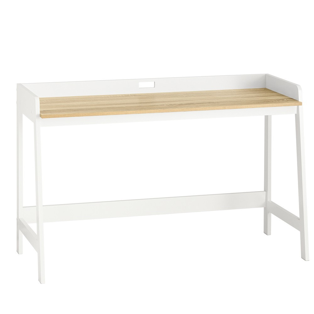 SoBuy Biurko komputerowe Kolor drewna 125x51.5x80cm FWT41-WN