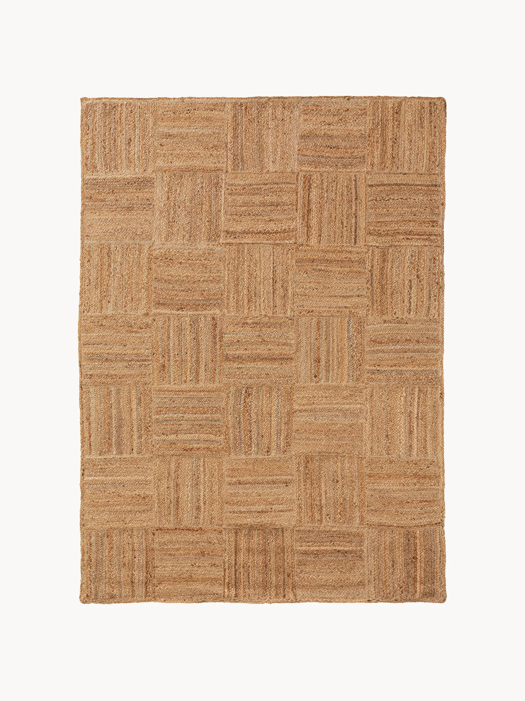 Handgewebter Jute-Teppich Jutta