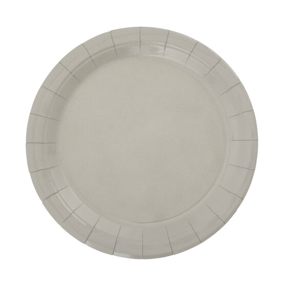Silver Paper Plates 8 Pack