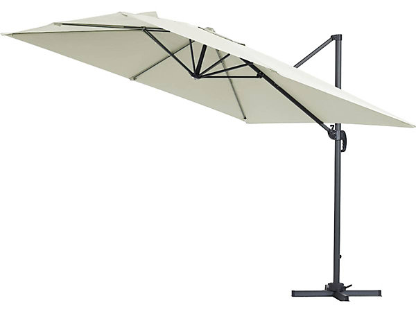 Parasol jardin déporté Alu 