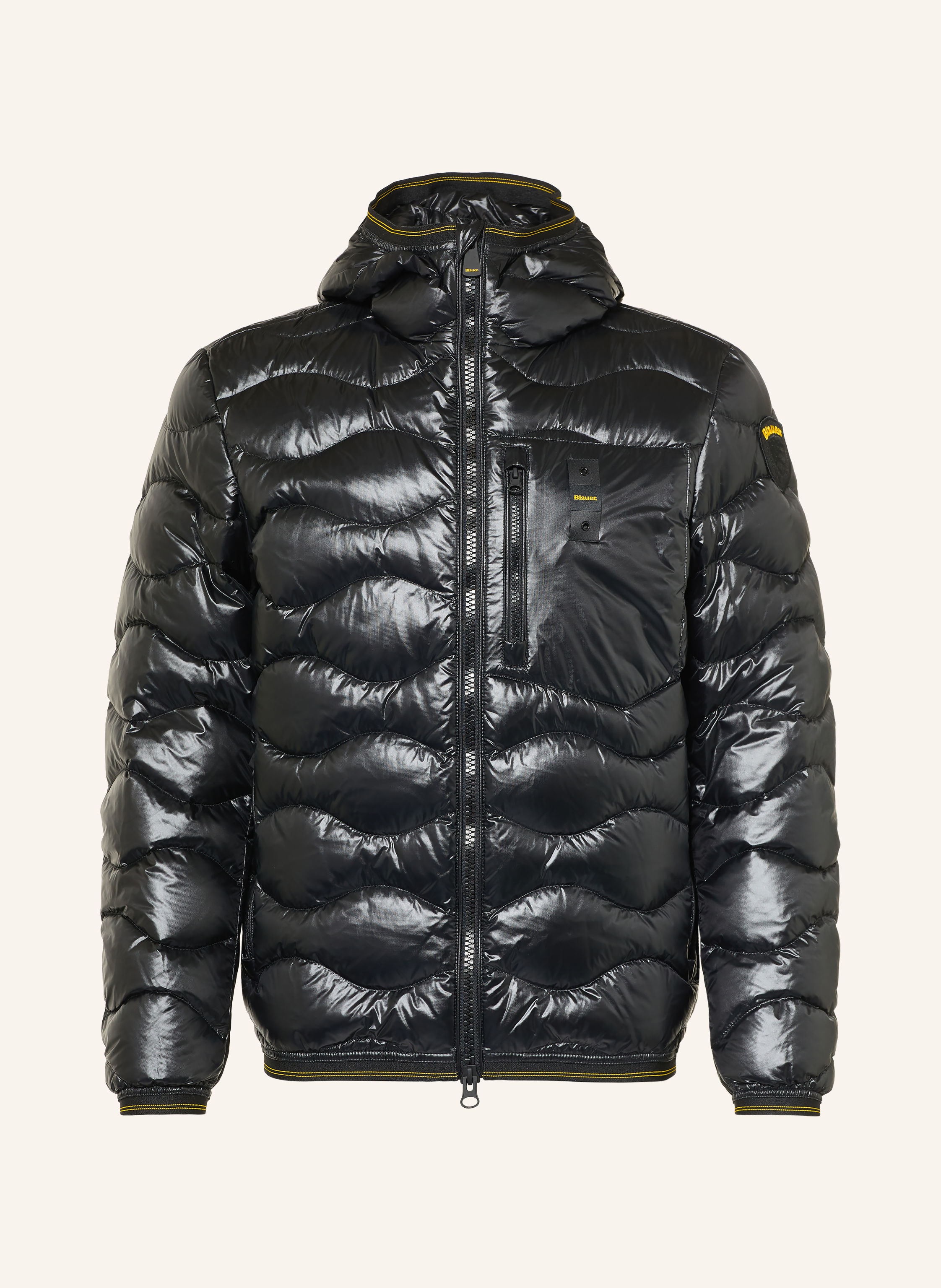 Blauer Daunenjacke WAVE
