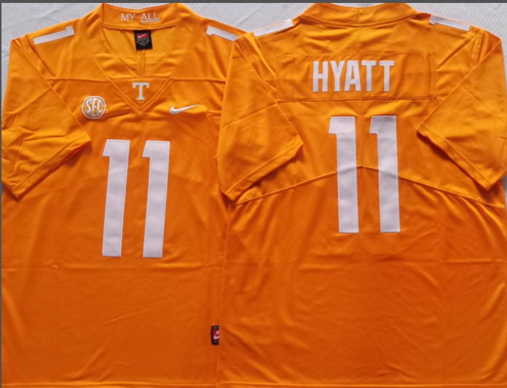 Jalin Hyatt NCAA Tennessee Volunteers Nike Vapor Limited Jersey