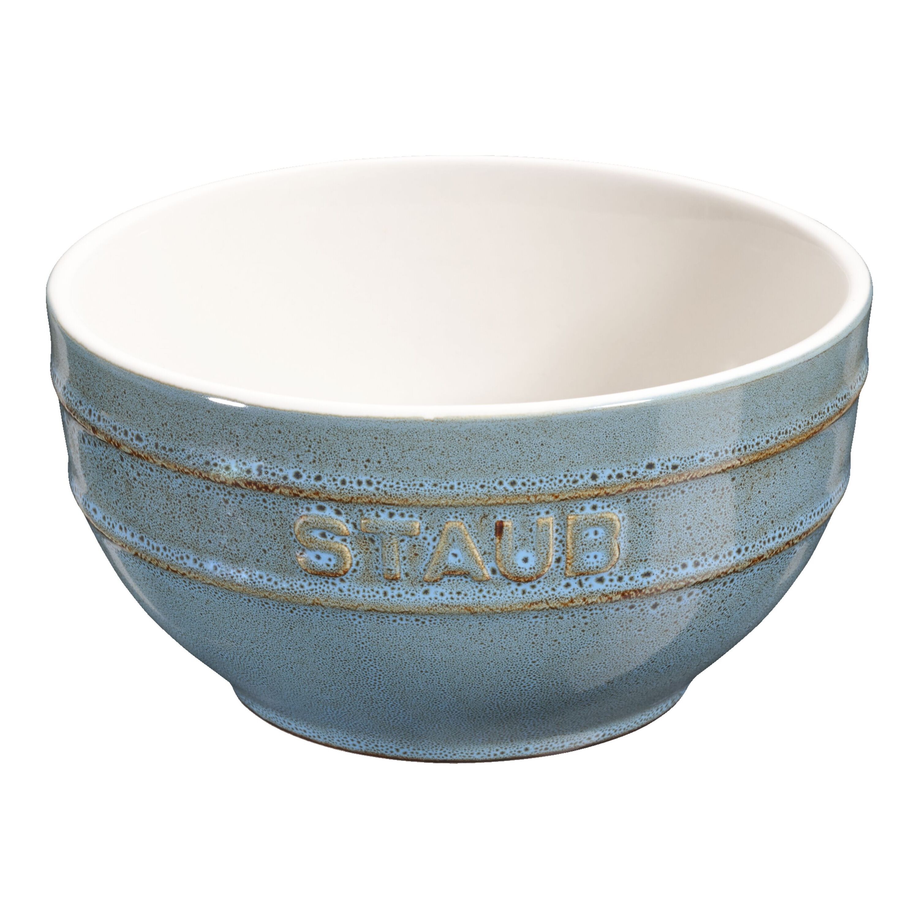 14 cm round ceramic Bowl ancient-turquoise