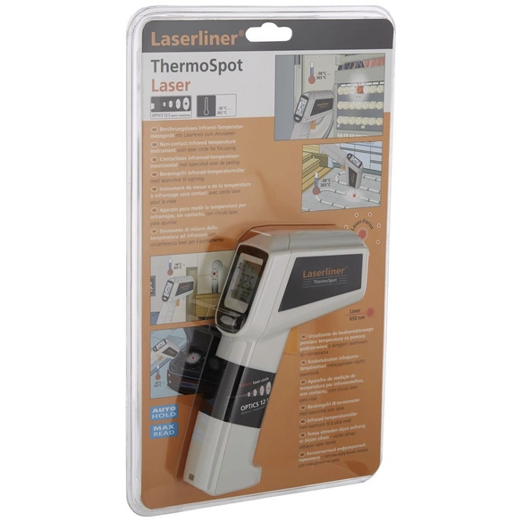 Infrarot-Thermometer »ThermoSpot Laser«, schwarz/grau