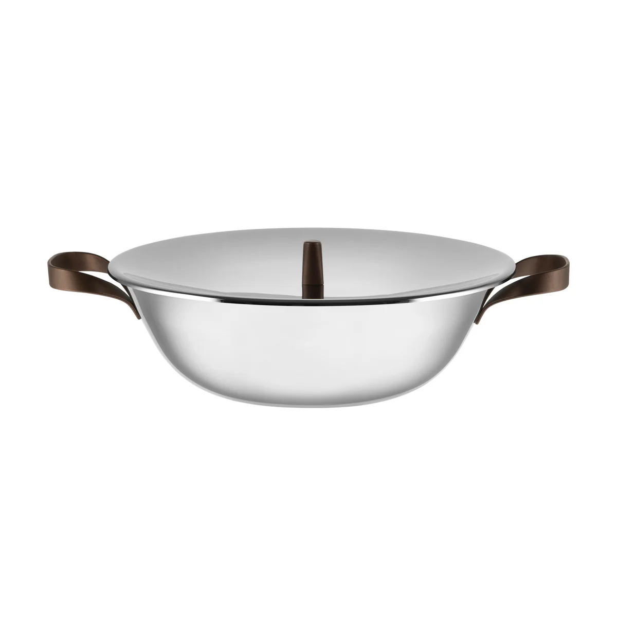 Alessi - Edo Wok ohne Deckel Ø 36 cm, Edelstahl