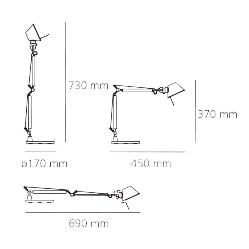 Tischleuchte Tolomeo