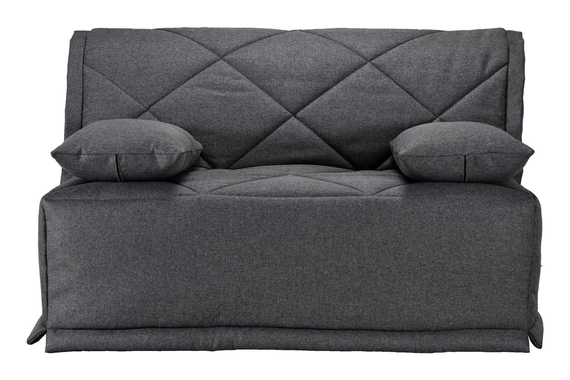 GINA - Banquette BZ avec matelas de 15 cm gris foncé