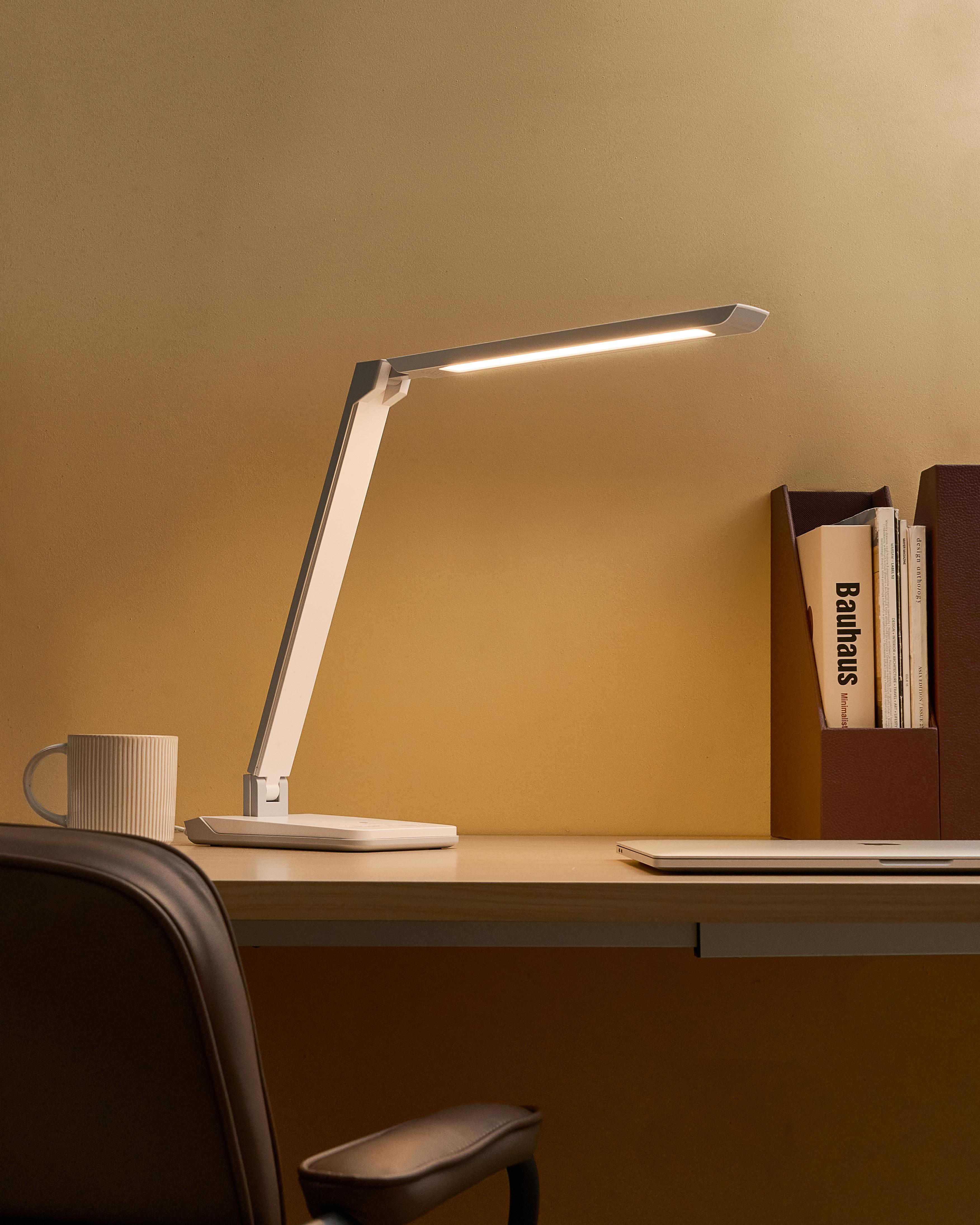 LED Desk Lamp PICTOR with Dimmer White
