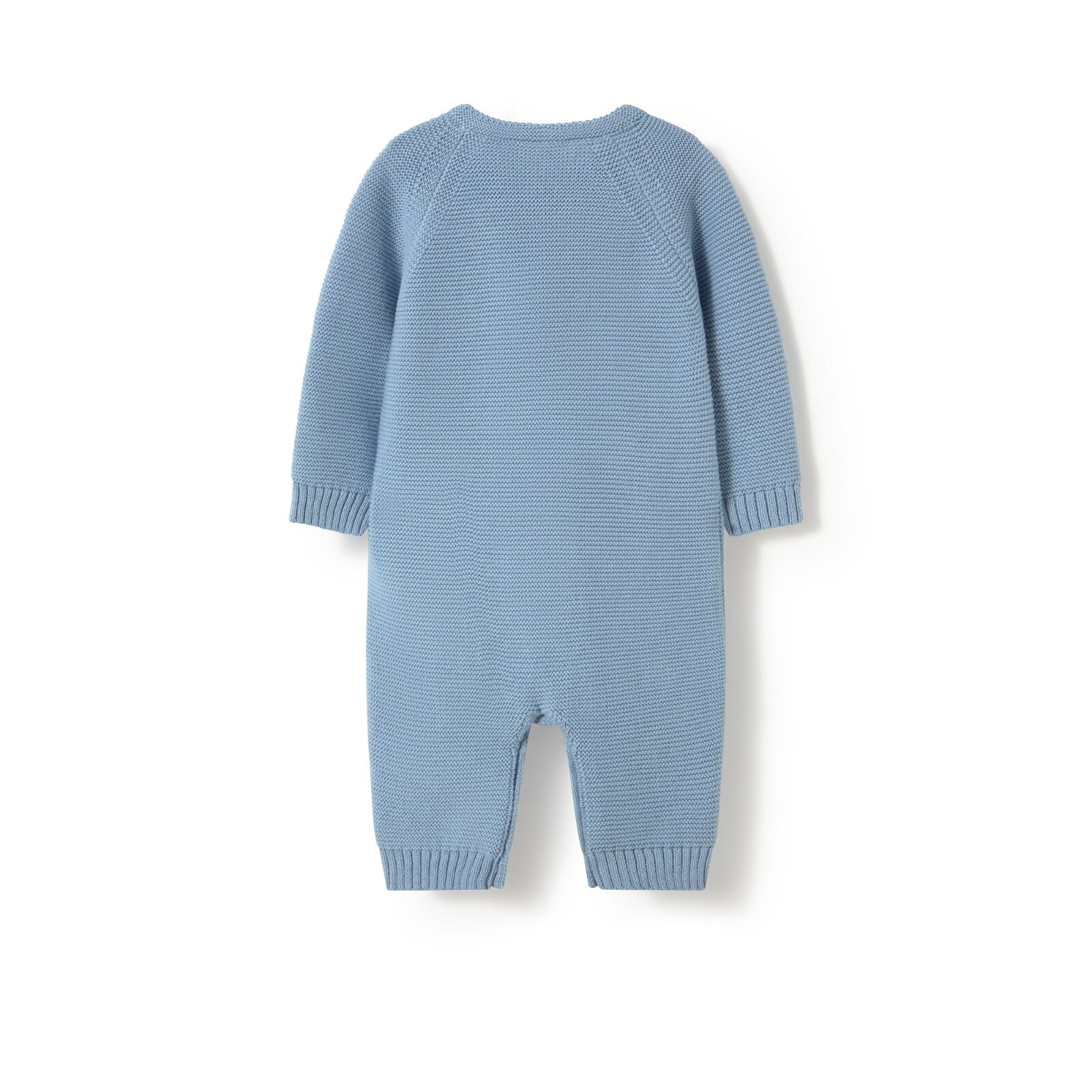 Pelele de bebé de recién nacido Tricot celeste
